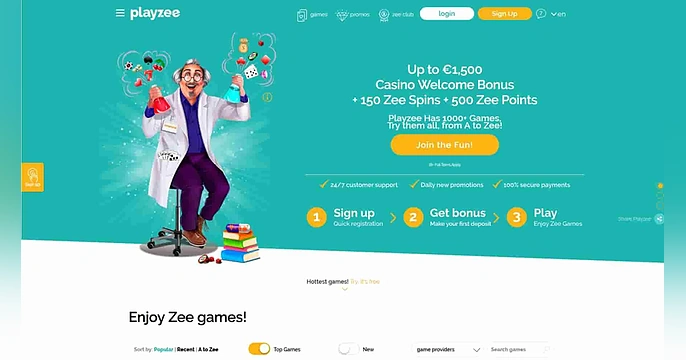 PlayZee Casino Login